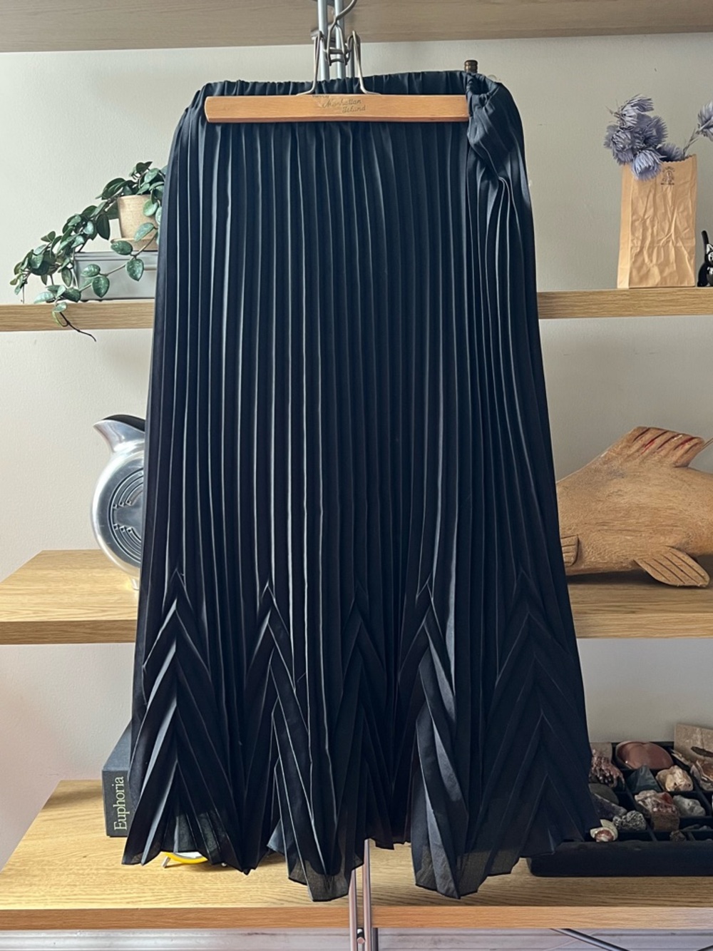 Yoshi Kondo Pleated Midi Skirt